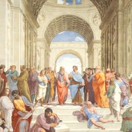 Pintura Escola de Atenas